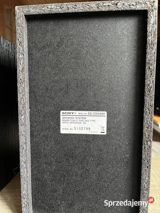 Głośnikikolumny Sony 6 omów 2550 Wat Lublin