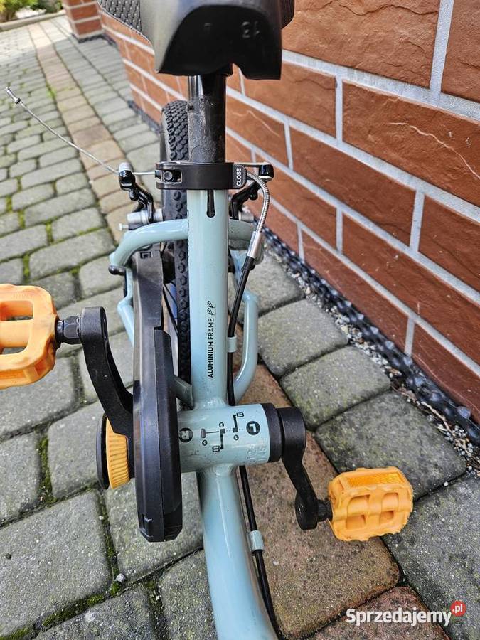 Rower dziecięcy BTWIN 14 zielony Nowe Budkowice sprzedam