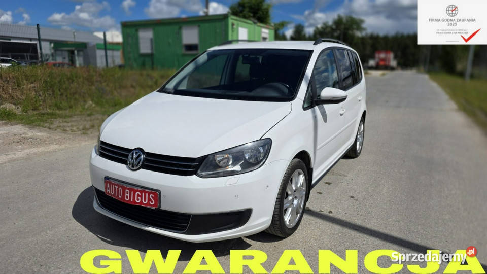 Volkswagen Touran Duża Navi Climatronic automat kurtyny powietrzne Lębork
