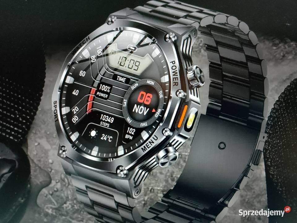 Nowy męski sportowy smartwatch bateria 800 mAh Zgierz