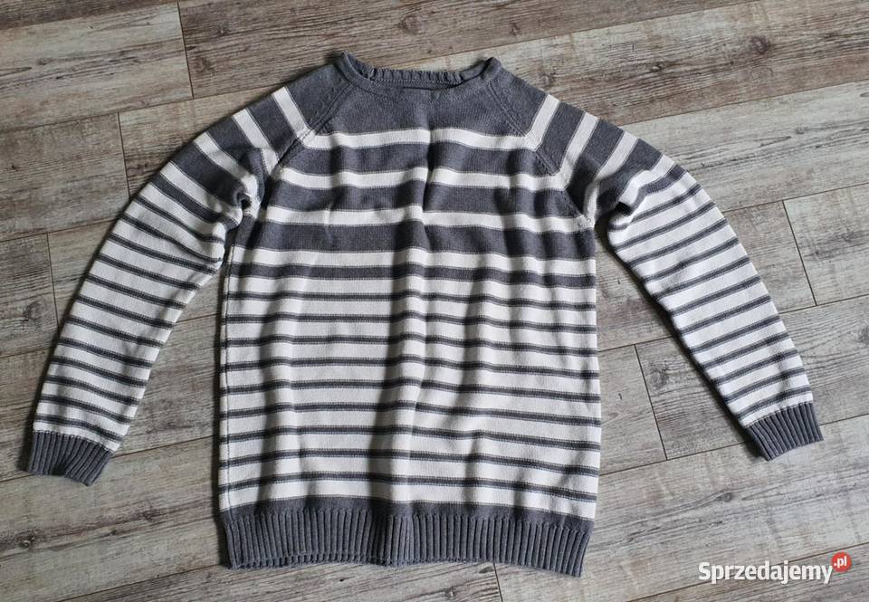 Męski sweter w paski Springfield 100 bawełna Leżajsk