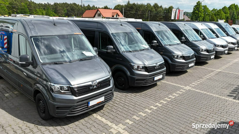 Man TGE 3180 Doka 7OSÓB Brygadówka LONG L5H3 automatyczna