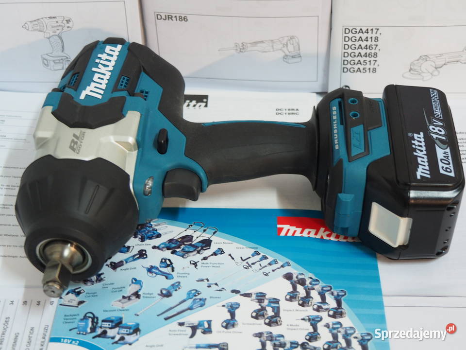 MAKITA DTW 1002 klucz udarowy 1600Nm bateria 6ah Michałowice