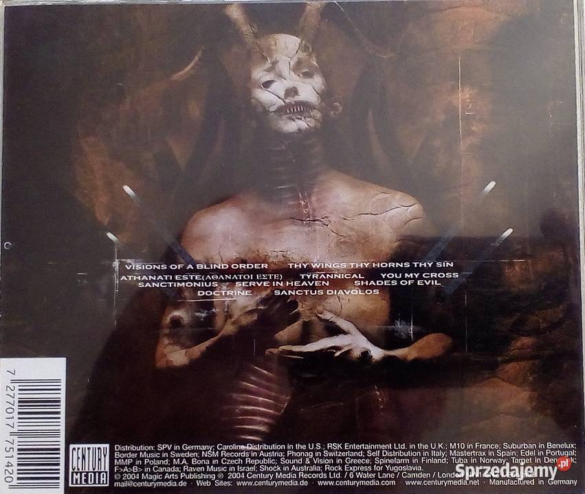 Rotting ChristSanctus Diavolos CD metal Kamienna Góra