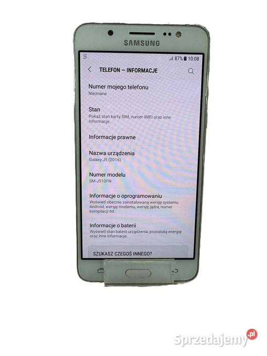 Smartfon Samsung Galaxy J5 2016 Samsung warmińsko-mazurskie