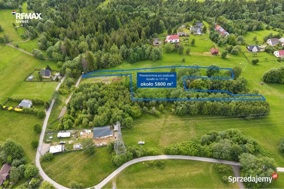 Działka ok 5800 m w Sól Kiczora widokowa śląskie Sól-Kiczora