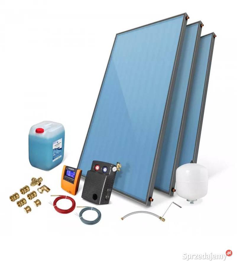 Zestaw solarny ECO 20 3 Kolektory płaskie Wałbrzych