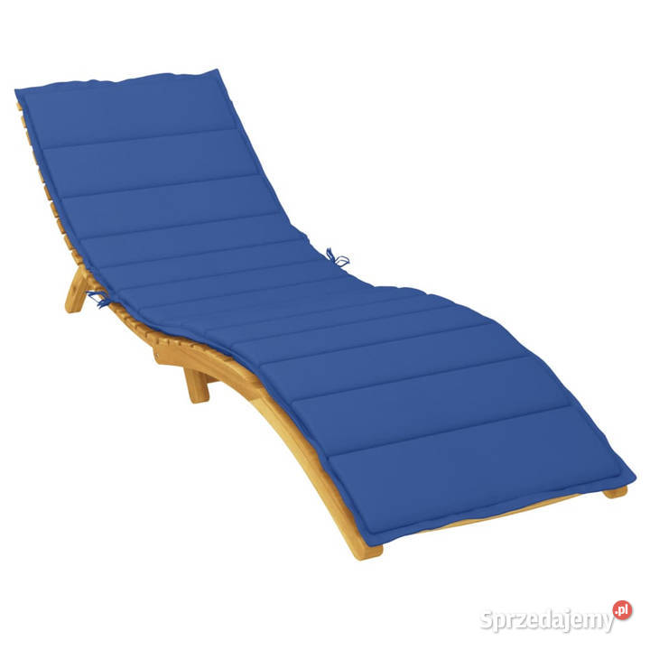Poduszka na leżak niebieska 200x60x3 tkanina mazowieckie Warszawa
