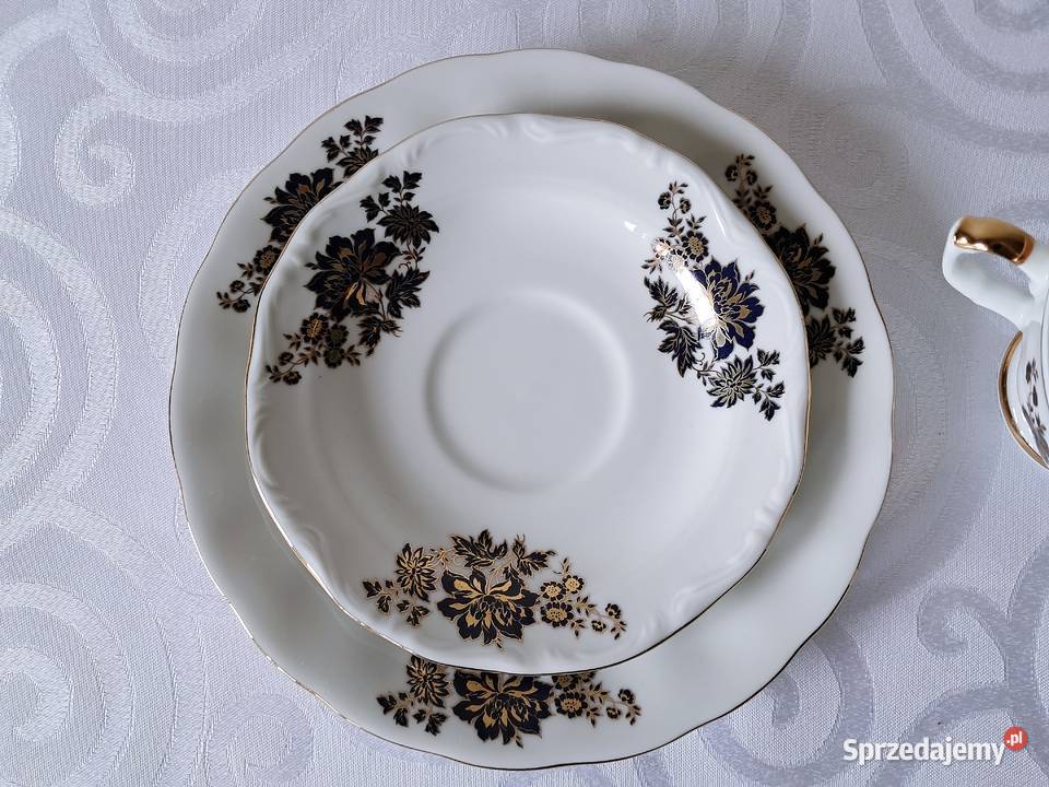Trio porcelanowe Chodzież filiżanka spodek Porcelana i szkło Strzelce Krajeńskie