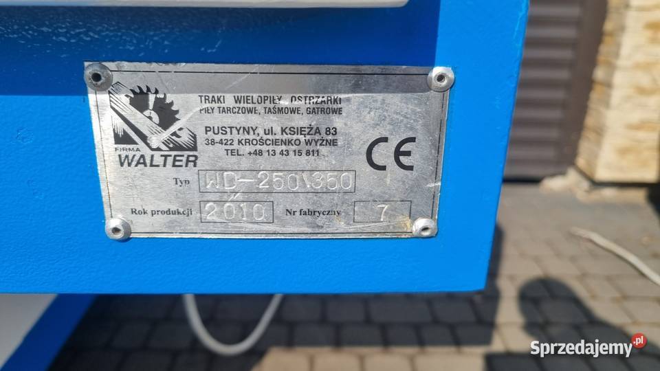 Wielopiła dwuwałowa WALTER WD 250350 3022kW