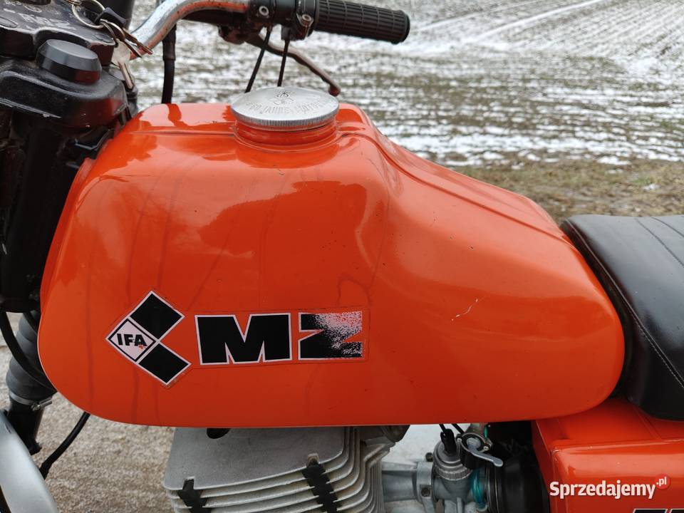 Motocykl MZ ETZ 250 1986r z dokumentami Pozostałe Nowe Skalmierzyce