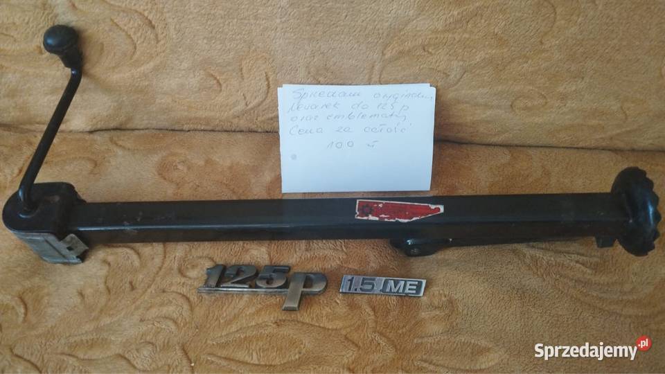 FIAT 125p ORYGINALNY LEWAREK EMBLEMATY EMBLEMAT Pozostałe Tomaszów Mazowiecki