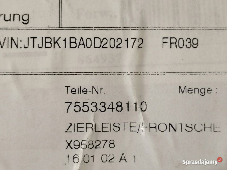TOYOTA LEXUS RX 270 350 450H USZCZELKA SZYBY Pleszew