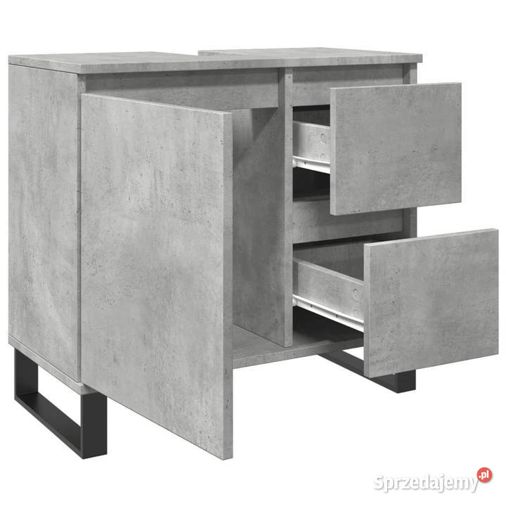 Szafka pod umywalkę szarość betonu 65x33x60 Warszawa