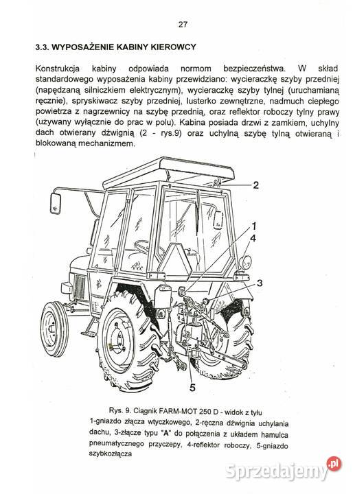 Farm mot 250 D instrukcja obsługi Stalowa Wola
