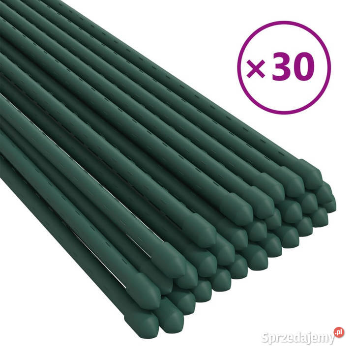 Podpórki do roślin 30 zielone 150 stalowe