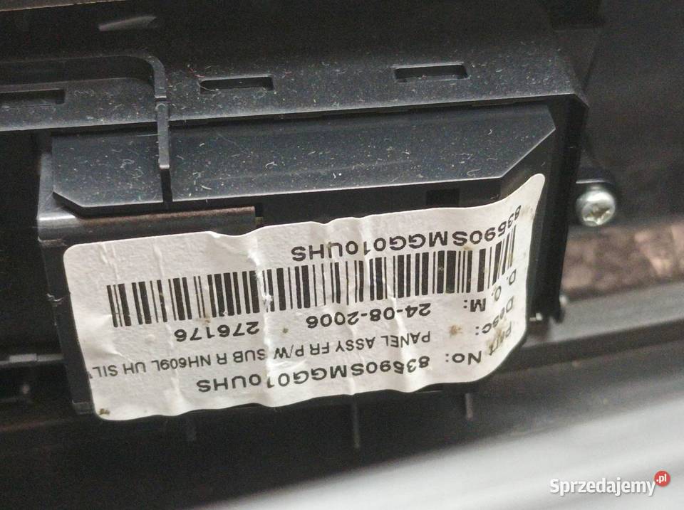 TAPICERKA BOCZEK PRAWY PRZÓD UFO HB 5D Honda sprzedam