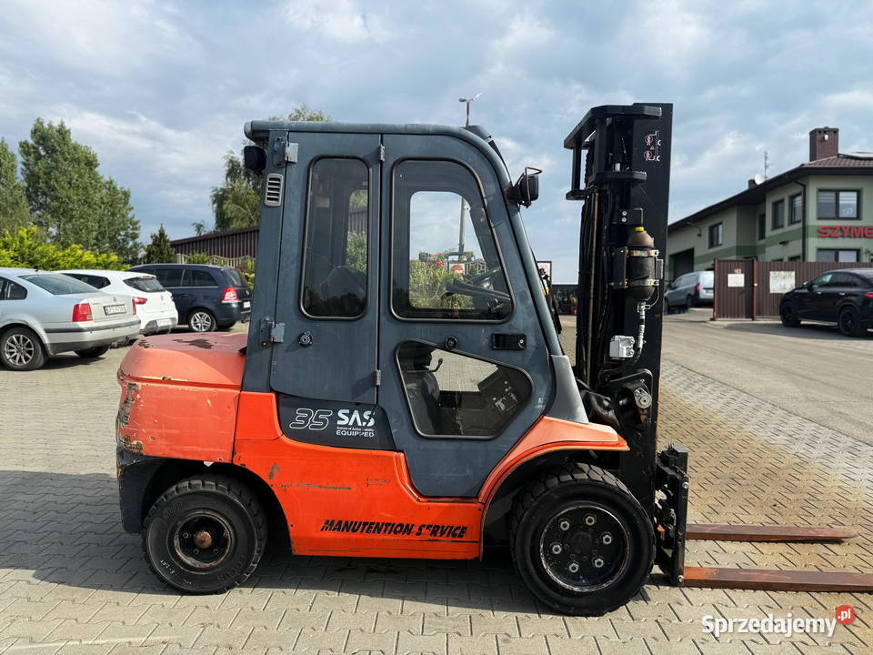 wózek widłowy TOYOTA 7FDJF35 diesel 3500 kabina Wózki widłowe Działoszyn