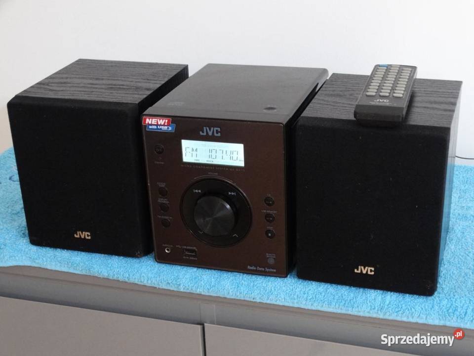 Wieża JVC CAUXG210 pilot CD USB mp3 kol WYSYŁKA Jasło