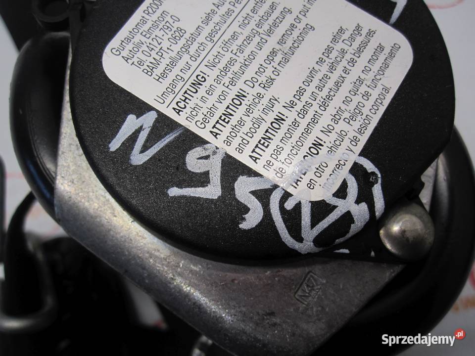 ALFA ROMEO MITO 09r pas bezpieczeństwa prawy Kielce