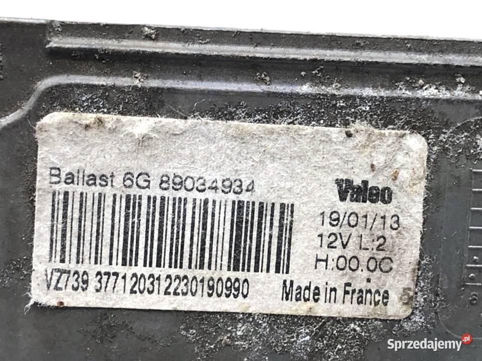 PRZETWORNICA XENON CITROEN C5 III 89034934 MODUŁ osobowe Przetwornice sprzedam