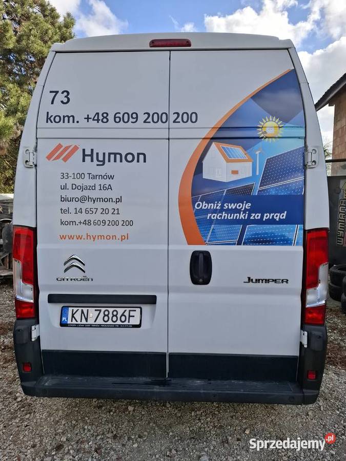 Citroen Jumper MAXI 2021 Bezwypadkowy ASO serwis podkarpackie Mielec