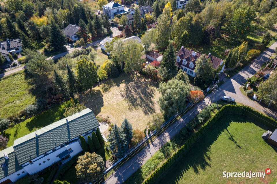 Działka budowlana 1200 m2 w zielonej utwardzona mazowieckie Parcela-Obory