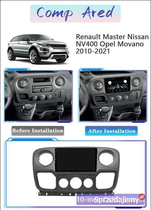Radio 2din Android 13 Renault Master Nissan