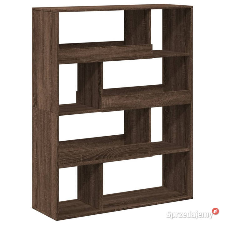 Regał brązowy dąb 100x33x1255 materiał mazowieckie