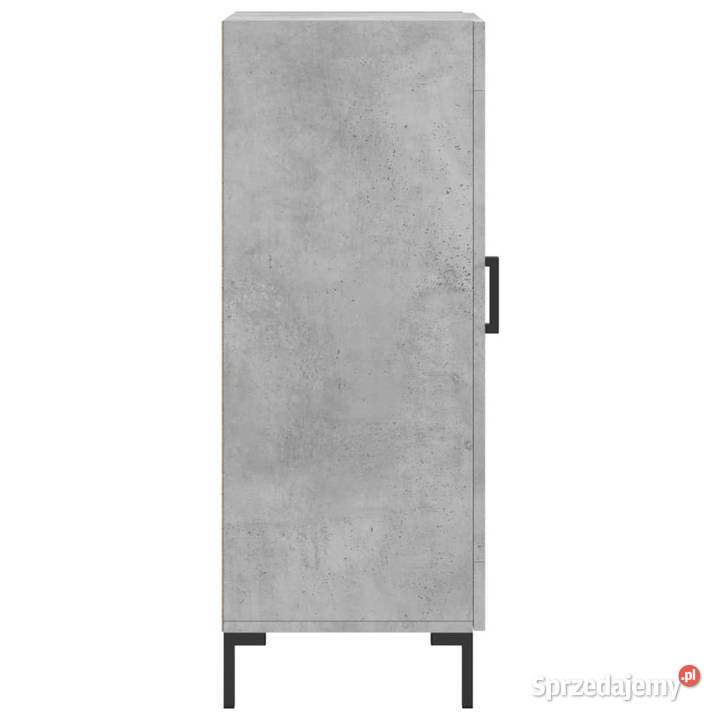 Szafka szarość betonu 345x34x90 materiał