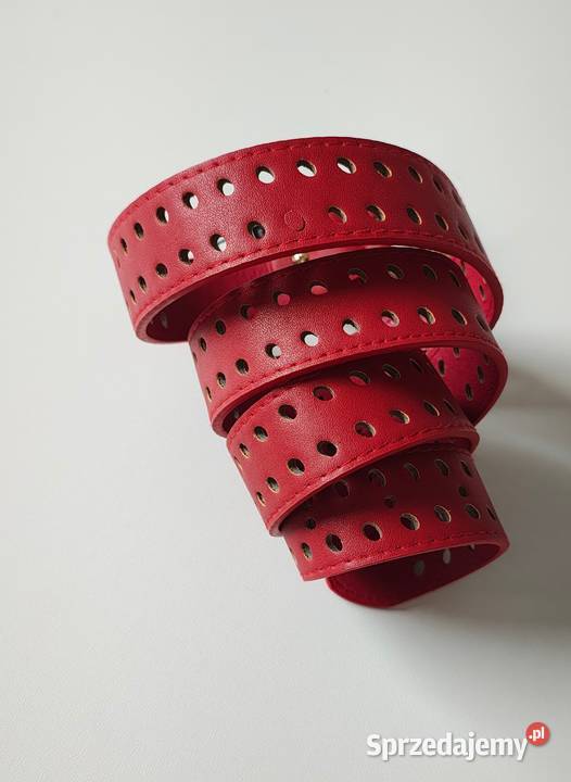 Pasek damski czerwony Dla kobiet Leszno Górne