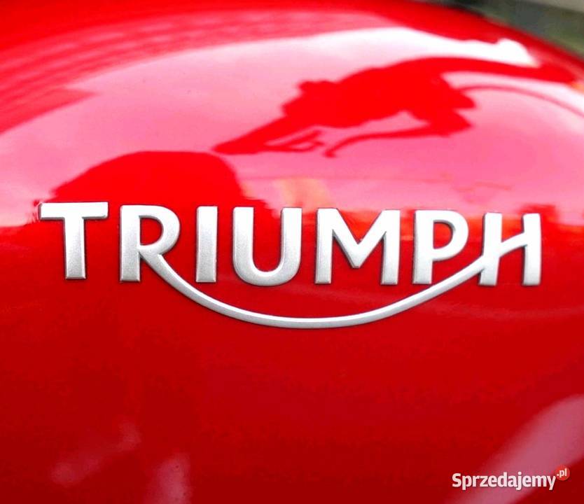 Logo TRIUMPH Emblemat Triumph Czarny Napis 3D Poznań