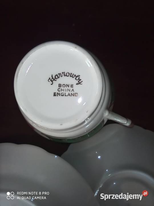 Filiżanka z talerzykiem deserowym Harrowby Porcelana i szkło