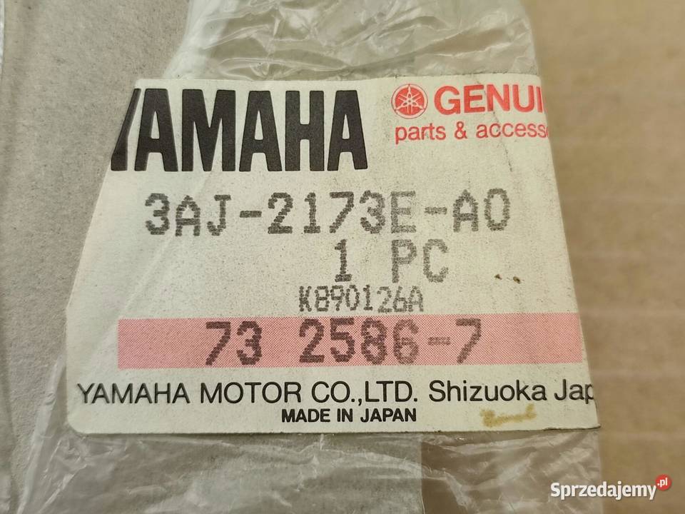 NAKLEJKA NA LEWY BOCZEK YAMAHA XT600Z 1989