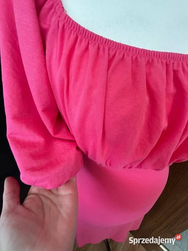 Sukienka damska hiszpanka casual różowa Spódnice i sukienki Szczecin