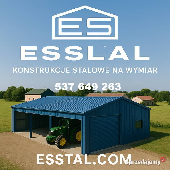 Garaż Blaszany DREWNOPODOBNY Brama Uchylna Wiata 48m2 Sprzedaż lubelskie Janów Lubelski