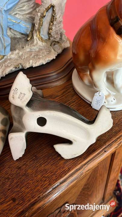 Foka figurka z Fabryki Łomonosowa est 1744 Gdańsk