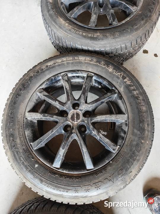 Koła zimowe 16 21565R16 Felgi BORBET Rozstaw sprzedam