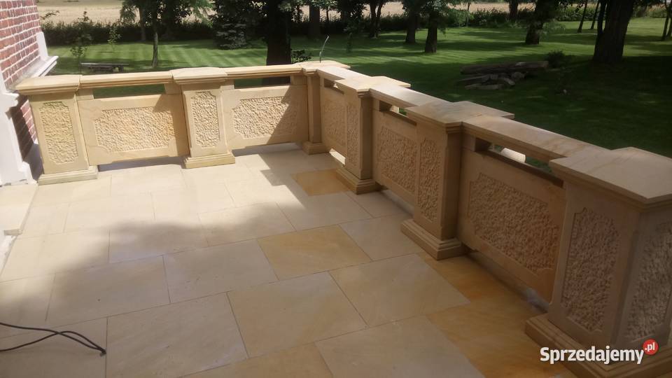 Balustrady z naturalnego kamienia piaskowca Usługi dolnośląskie Kamienna Góra usługi budowlane