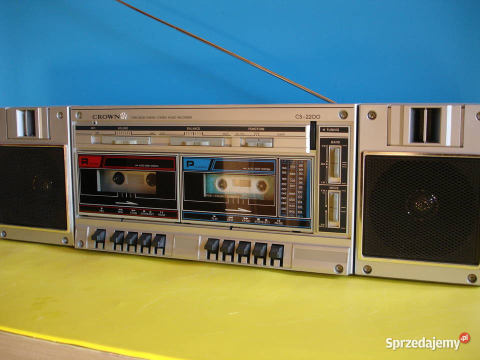 Radiomagnetofon CROWN CS2200L lubuskie Zielona Góra