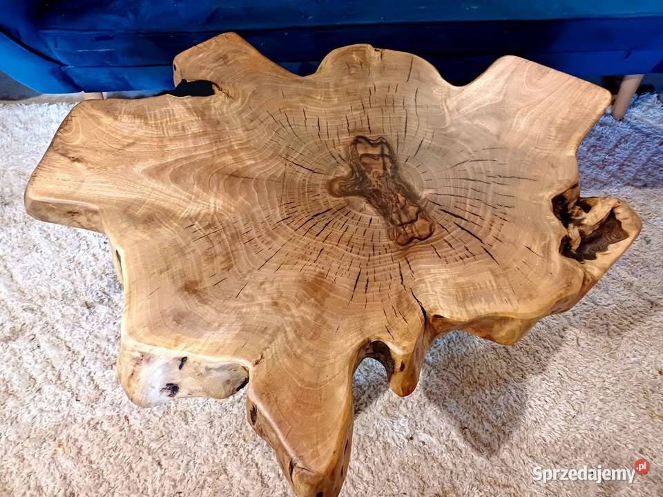 Stolik kawowy 90x77 KORZEŃ ORZECHA WŁOSKIEGO