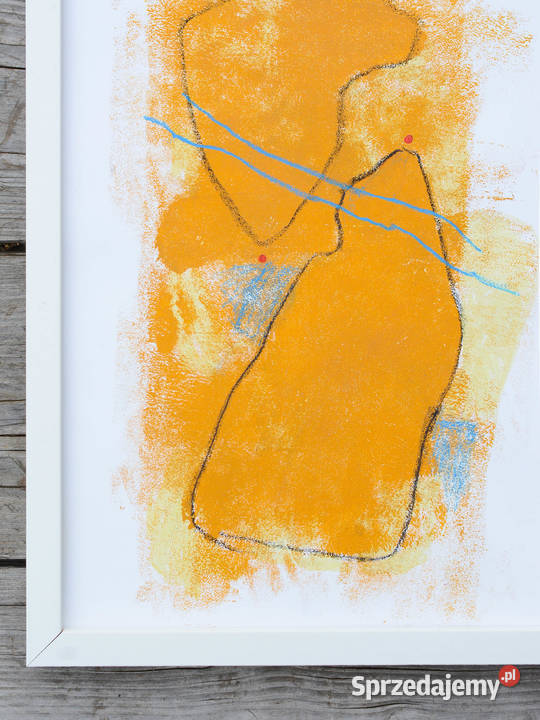 Abstrakcja a4 oprawiona Sztuka współczesna dolnośląskie