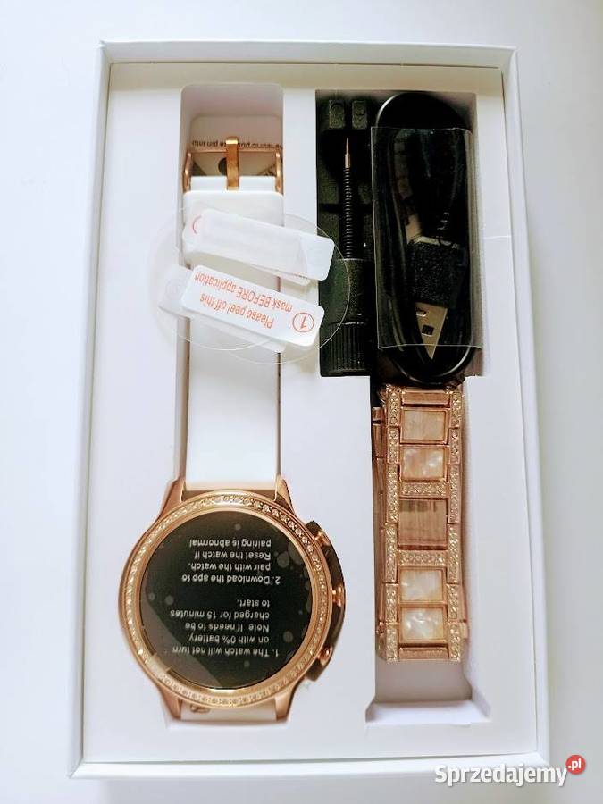 Smartwatch Damski I70 Elegancki Zdobiony Rozmowy Skrzyszów sprzedam