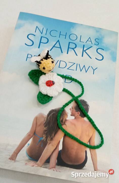Pszczółka wykonana na szydełku zakładka do łódzkie