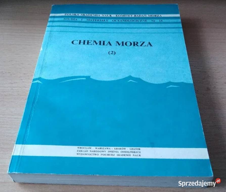 Chemia Morza 2 Komitet Badań Morza Gdańsk