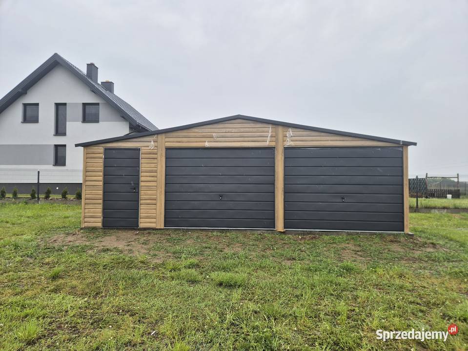 Garaż blaszany dwustanowiskowy 86m Winchester Sprzedaż mazowieckie Piaseczno