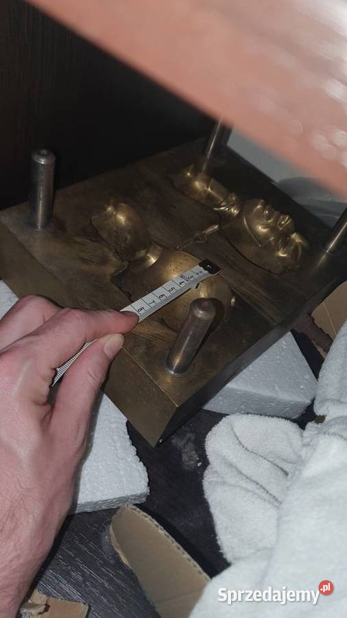 Forma przemysłowa mosiężna aluminiowa twarze Antyki, Sztuka, Kolekcje Warszawa sprzedam