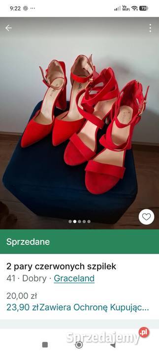 Czerwone buty skóra ekologiczna dolnośląskie Kłodzko