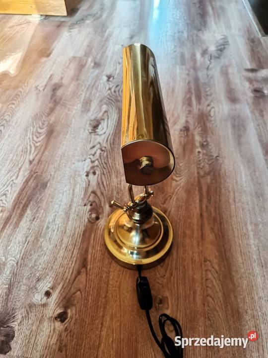 Lampa mosiężna gabinetowa Kraków