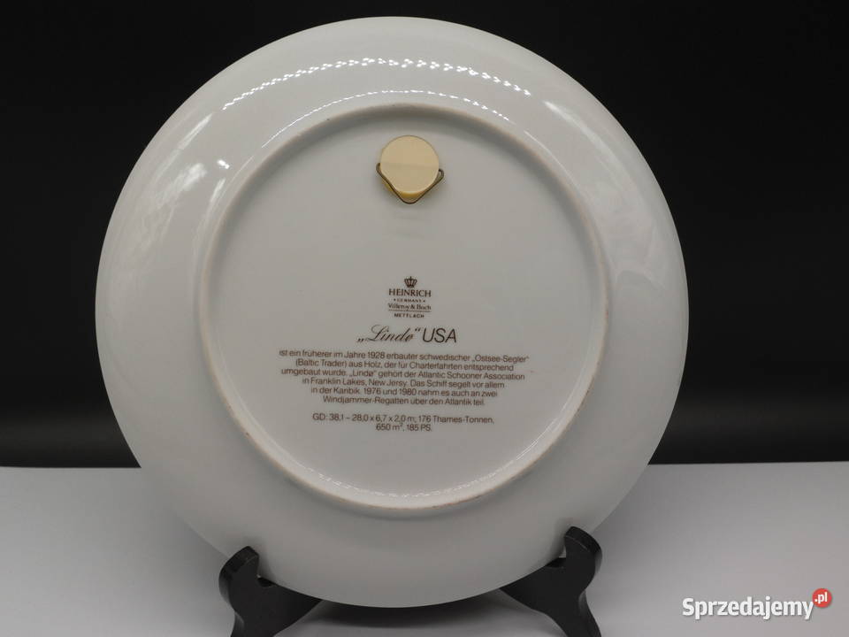 Porcelanowy Talerz Kolekcjonerski Villeroy Boch Raszków